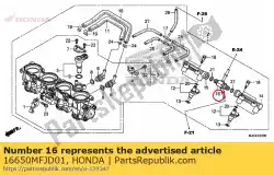 Aquí puede pedir no hay descripción disponible en este momento de Honda , con el número de pieza 16650MFJD01: