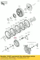 131870553, Kawasaki, plate-clutch operating ex300ad kawasaki  ninja z 300 2013 2014 2015 2016 2017 2018 2019 2020 2021, New