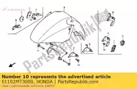 61102MT3000, Honda, assiette, fr. aile honda st 1100 1990 1991 1992 1993 1994 1995 1997 1998 1999 2000 2001, Nouveau