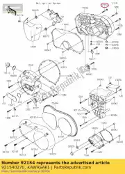 Here you can order the bolt,socket,6x50 from Kawasaki, with part number 921540270: