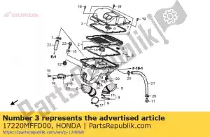 Honda 17220MFFD00 couvercle, filtre à air - La partie au fond