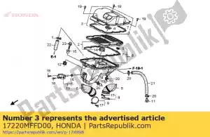 Honda 17220MFFD00 os?ona, filtr powietrza - Dół