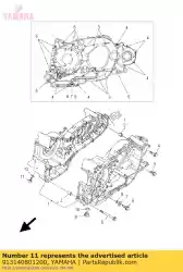 Ici, vous pouvez commander le boulon, douille auprès de Yamaha , avec le numéro de pièce 913140801200: