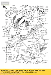 Kawasaki 270101372 interruptor - Lado inferior