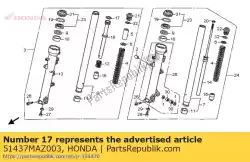 Aqui você pode pedir o anel, pistão em Honda , com o número da peça 51437MAZ003: