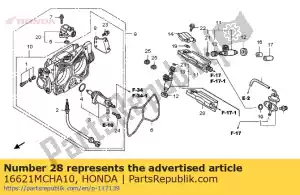 honda 16621MCHA10 no hay descripción disponible en este momento - Lado inferior