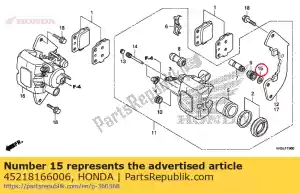 Honda 45218166006 arandela, resorte cónico - Lado inferior