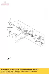 yamaha 1C0E24200100 water pump assy - Bottom side