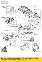 260310891, Kawasaki, arnês, zx600raf principal kawasaki zx 600 2010 2011 2012, Novo