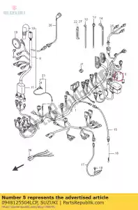 Suzuki 0948125504LCP fusível, baixo profi - Lado inferior