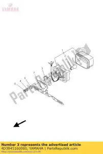 yamaha 4D3845160000 copertura, fanale posteriore - Il fondo