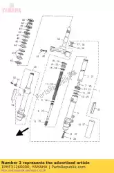 Here you can order the tube, outer (left) from Yamaha, with part number 1PHF31260000: