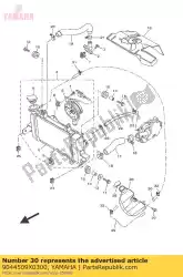 slang van Yamaha, met onderdeel nummer 9044509X0300, bestel je hier online: