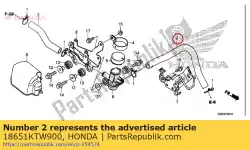 Tutaj możesz zamówić rura a, aisv od Honda , z numerem części 18651KTW900: