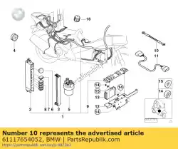 Here you can order the cable, starter from BMW, with part number 61117654052: