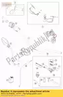 76511070000, KTM, interruttore luci l / s 08 husqvarna ktm  enduro exc smc 350 450 500 530 690 701 2008 2009 2010 2011 2012 2013 2014 2015 2016 2017 2018 2019 2020 2021, Nuovo