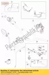 Here you can order the light switch l/s 08 from KTM, with part number 76511070000: