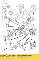 Aquí puede pedir apagador de Yamaha , con el número de pieza 5VK217460000: