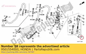 Honda 9501554000 alfiler - Lado izquierdo