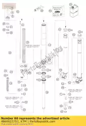 asklem l / s + buis cpl. 07 van KTM, met onderdeel nummer 48600237S1, bestel je hier online: