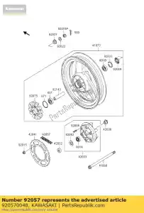 Kawasaki 920570048 corrente, unidade, ek520mvxlx10 - Lado inferior