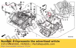 Qui puoi ordinare orifizio a da Honda , con numero parte 15515MGE000:
