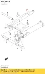 Aquí puede pedir brazo oscilante de Suzuki , con el número de pieza 6111148G30019: