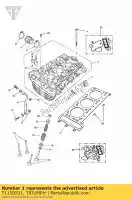 T1150531, Triumph, cabeça de cilindro triumph adventurer > 71698 adventurer 71699 > thunderbird 844 885 1995 1996 1997 1998 1999 2000 2001 2002 2003 2004, Novo