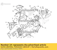 GU91180506, Piaggio Group, Spacer moto-guzzi norge zgulps01, zgulpt00, zgulps03 1200 2006 2014 2016 2017, New