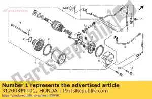 Honda 31200KPPT01 motor montage, starter (mit - Onderkant