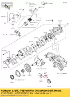 131070871, Kawasaki, 01 eixo, polia kawasaki  450 2019 2020 2021, Novo