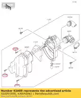 920091990, Kawasaki, vis, m5x20 klx110-a1 kawasaki  klx 110 2002 2003 2005 2006 2007 2008 2009 2010 2011 2012 2013 2014 2015 2016 2017 2018 2019 2020 2021, Nouveau