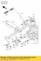 131560013, Kawasaki, cambio a leva vn1600-b1h kawasaki vn 1600 2004 2005 2006 2007, Nuovo