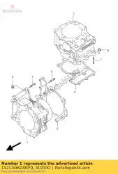 Aquí puede pedir cilindro delantero de Suzuki , con el número de pieza 1121106G000F0: