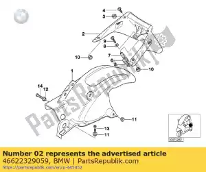 bmw 46622329059 kentekenplaathouder - afbeelding 9 van 9