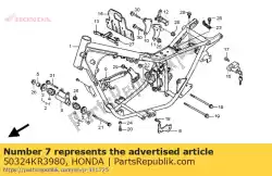 Here you can order the clumper,drain tub from Honda, with part number 50324KR3980: