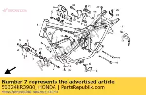 Honda 50324KR3980 clumper,drain tub - Bottom side