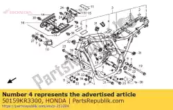 Ici, vous pouvez commander le film, cadre tuyau supérieur auprès de Honda , avec le numéro de pièce 50159KR3300: