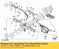 13547717200, BMW, injection rail, right bmw  40 1000 2009 2010 2011 2012 2013 2014 2015 2016 2017 2018 2019 2020, New