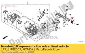 honda 17711MGE003 retenue - La partie au fond