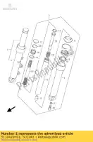 5110420H01, Suzuki, amortecedor assy ux1 suzuki ux 125 150 2008 2010 2011, Novo