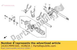 Here you can order the plate comp., cam from Honda, with part number 24301MM9300: