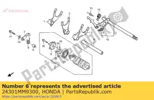 Honda 24301MM9300 plaat comp., cam - Onderkant