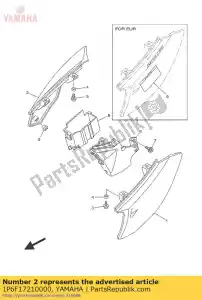 yamaha 1P6F17210000 couverture, côté 2 - La partie au fond