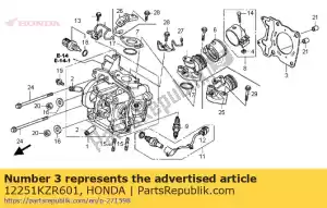 honda 12251KZR601 momenteel geen beschrijving beschikbaar - Onderkant