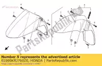 61000KRJ760ZE, Honda, geen beschrijving beschikbaar op dit moment honda fes 125 150 2007 2008, Nieuw