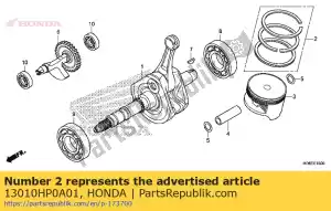 honda 13010HP0A01 ring set, piston(std.) - Bottom side