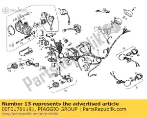 Piaggio Group 00F01701191 accessory - Bottom side