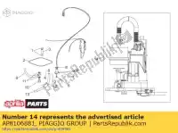 AP8106881, Piaggio Group, Pompa paliwa kpl. aprilia  normal and r pegaso rsv rsv tuono sl sl falco 650 1000 1997 1998 1999 2000 2001 2002 2003 2004 2005 2006 2007 2008 2009, Nowy