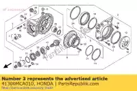 41300MCA010, Honda, assy gear, final honda gl goldwing a gold wing  gl1800a 1800 , Nouveau